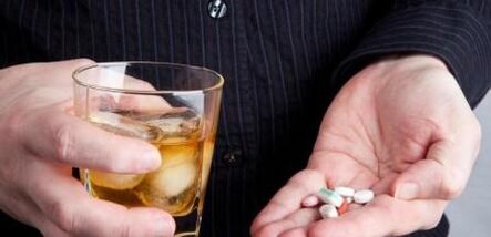Alcoolul ca motiv al digestiei greșite
